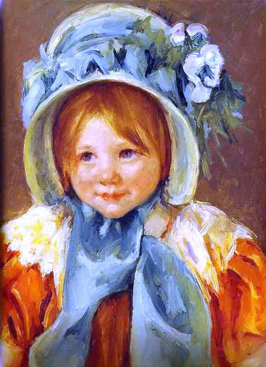  Mary Cassatt Sarah in a Green Bonnet - Hand Painted Oil Painting