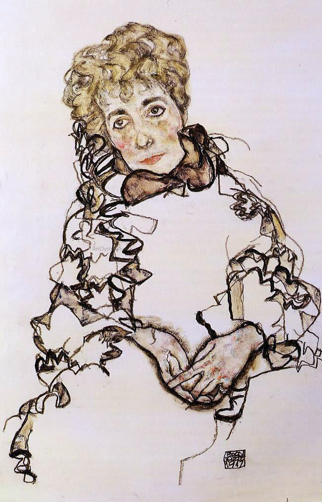  Egon Schiele Sarena Lederer - Hand Painted Oil Painting