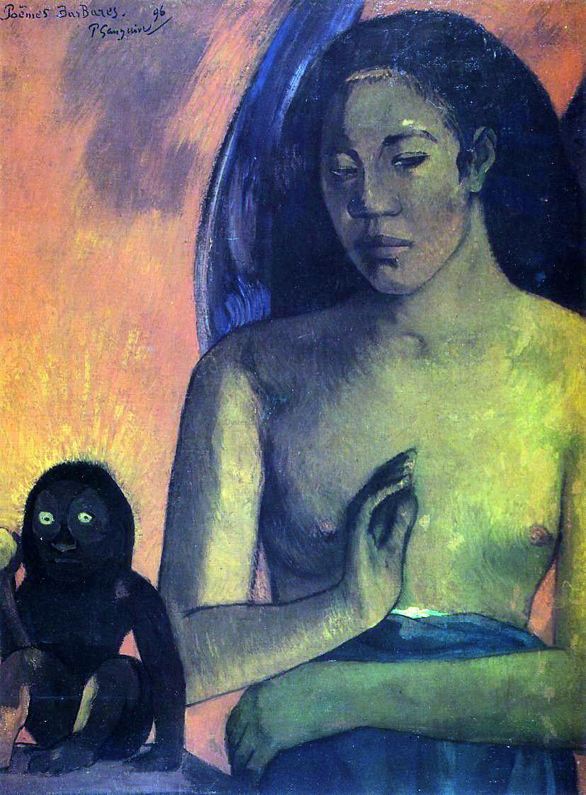  Paul Gauguin Savage Poems - Hand Painted Oil Painting