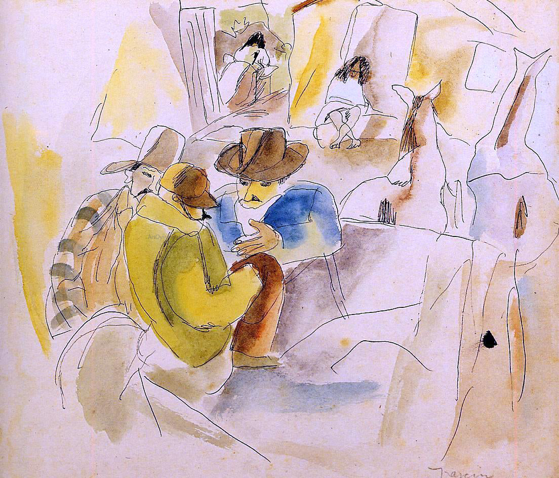  Jules Pascin Scene from the Southern States - Hand Painted Oil Painting