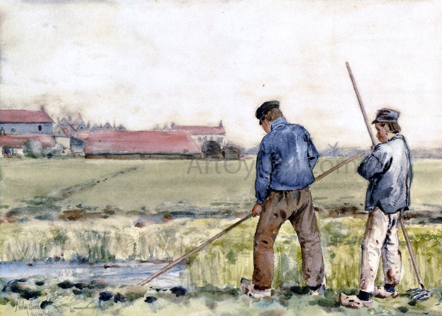  Frederick Childe Hassam Scene in Holland - Hand Painted Oil Painting