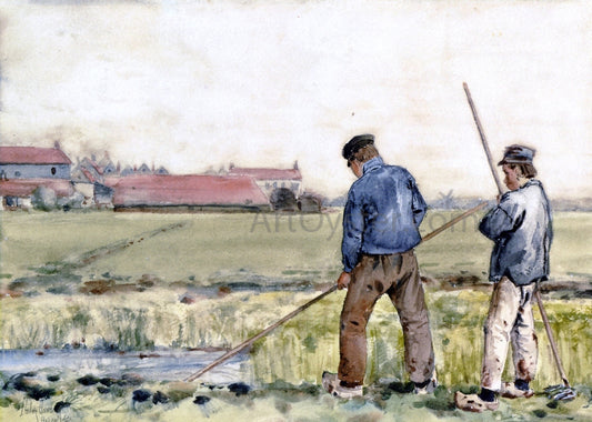  Frederick Childe Hassam Scene in Holland - Hand Painted Oil Painting