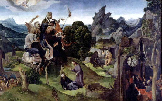  Cornelis Cornelisz Kunst Scenes from the Life of St. Anthony Abbot - Hand Painted Oil Painting