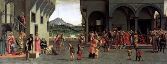  Giuliano Bugiardini Scenes from the Story of Tobias (1) - Hand Painted Oil Painting