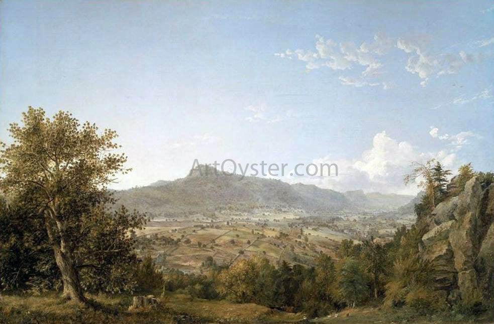  Jasper Francis Cropsey Schatacook Mountain, Housatonic Valley, Connecticut - Hand Painted Oil Painting