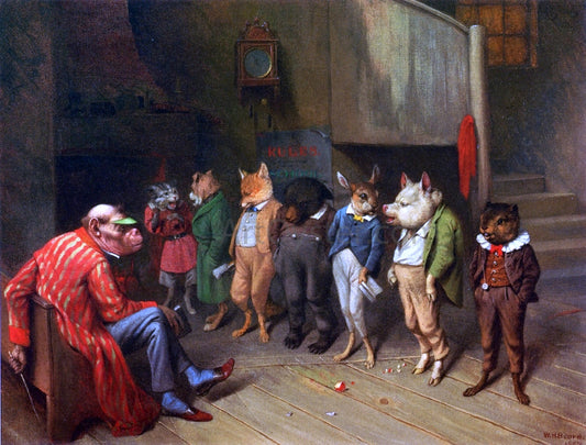  William Holbrook Beard School Rules - Hand Painted Oil Painting