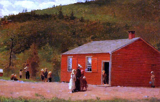  Winslow Homer School Time - Hand Painted Oil Painting