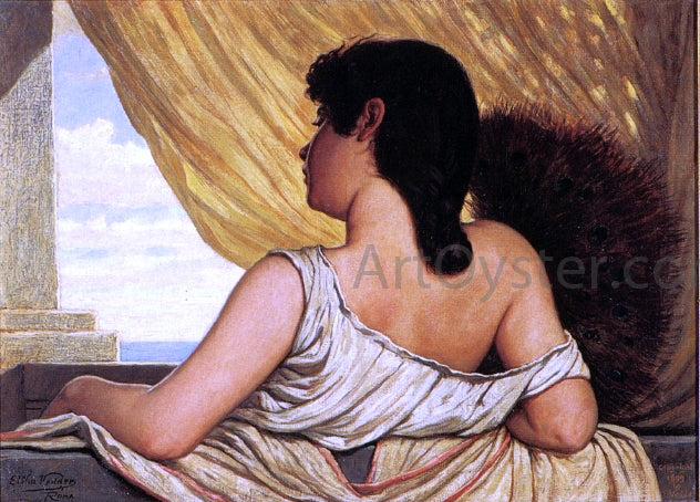  Elihu Vedder Sea Breeze - Hand Painted Oil Painting