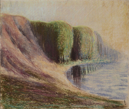  Mikalojus Ciurlionis Seashore - Hand Painted Oil Painting