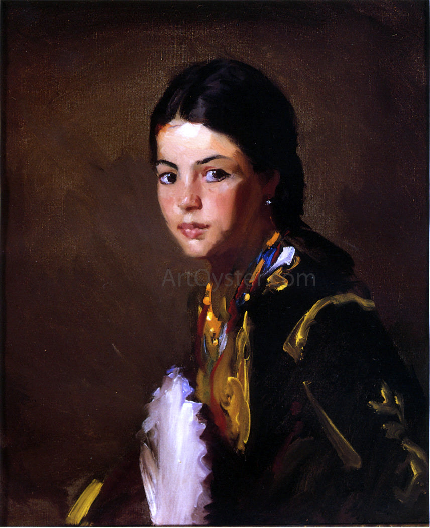  Robert Henri Segovian Girl - Hand Painted Oil Painting