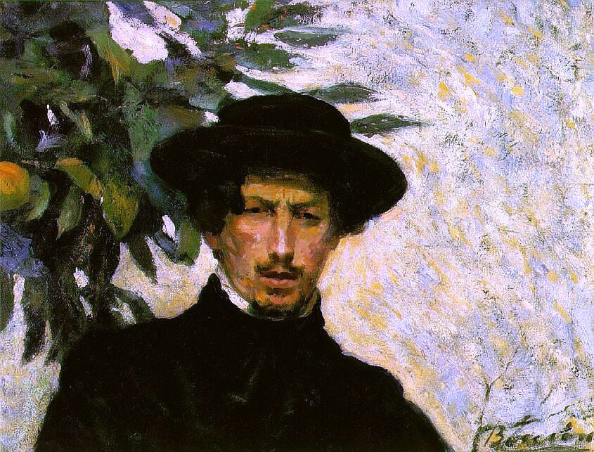  Umberto Boccioni Self Portrait (also known as As a Young Man) - Hand Painted Oil Painting