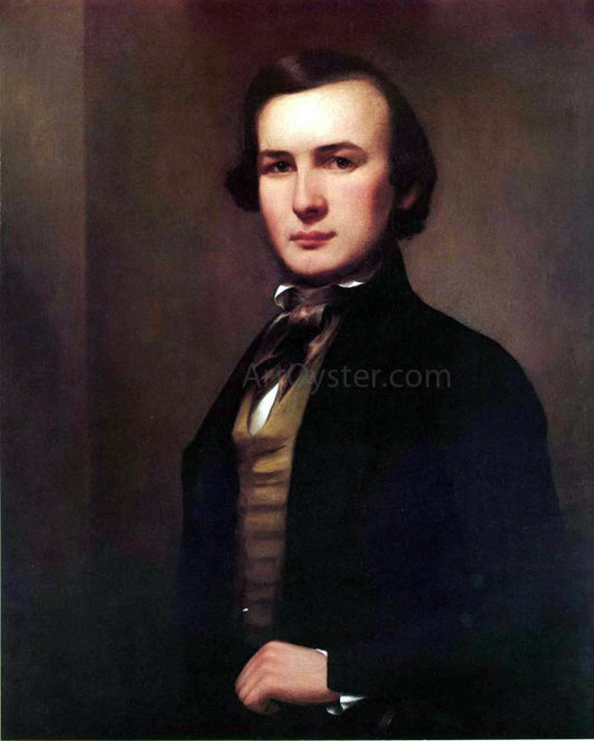  George Henry Durrie Self Portrait - Hand Painted Oil Painting