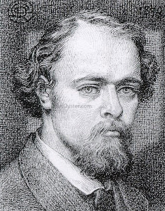  Dante Gabriel Rossetti Self Portrait - Hand Painted Oil Painting