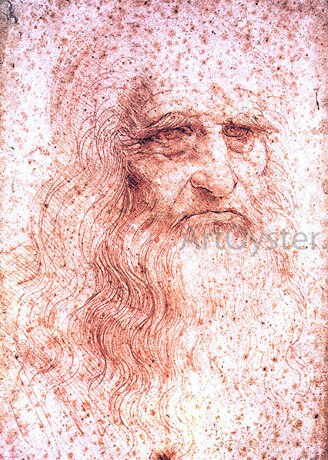  Leonardo Da Vinci Self Portrait - Hand Painted Oil Painting