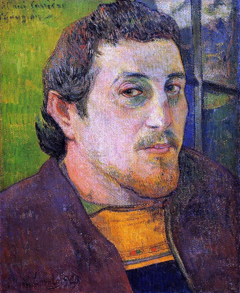  Paul Gauguin Self Portrait at Lezaven - Hand Painted Oil Painting