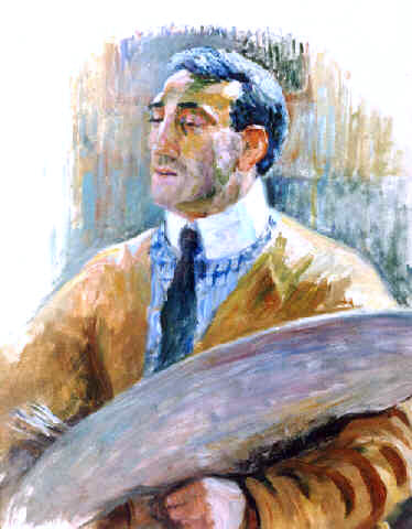  Francois Brunery Self Portrait - Hand Painted Oil Painting