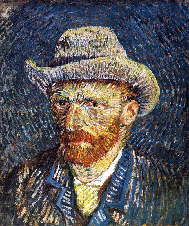  Vincent Van Gogh Self Portrait with Felt Hat - Hand Painted Oil Painting