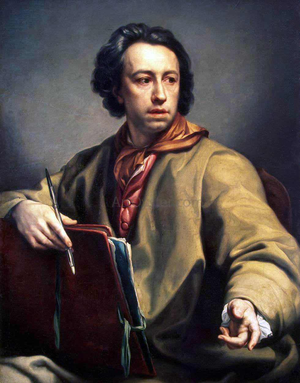  Anton Raphael Mengs Self-Portrait - Hand Painted Oil Painting