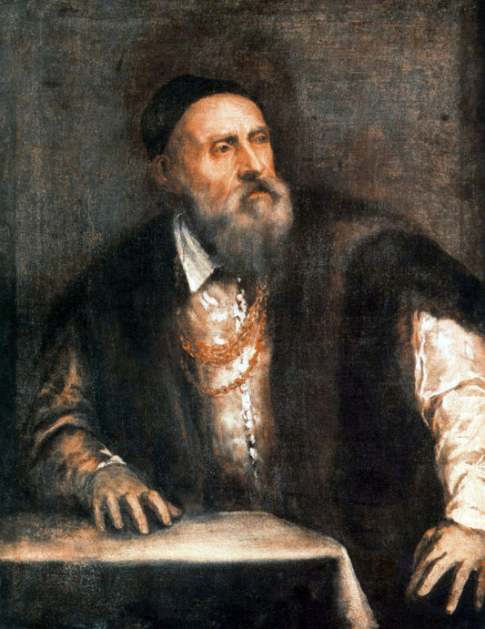  Titian Self-Portrait - Hand Painted Oil Painting