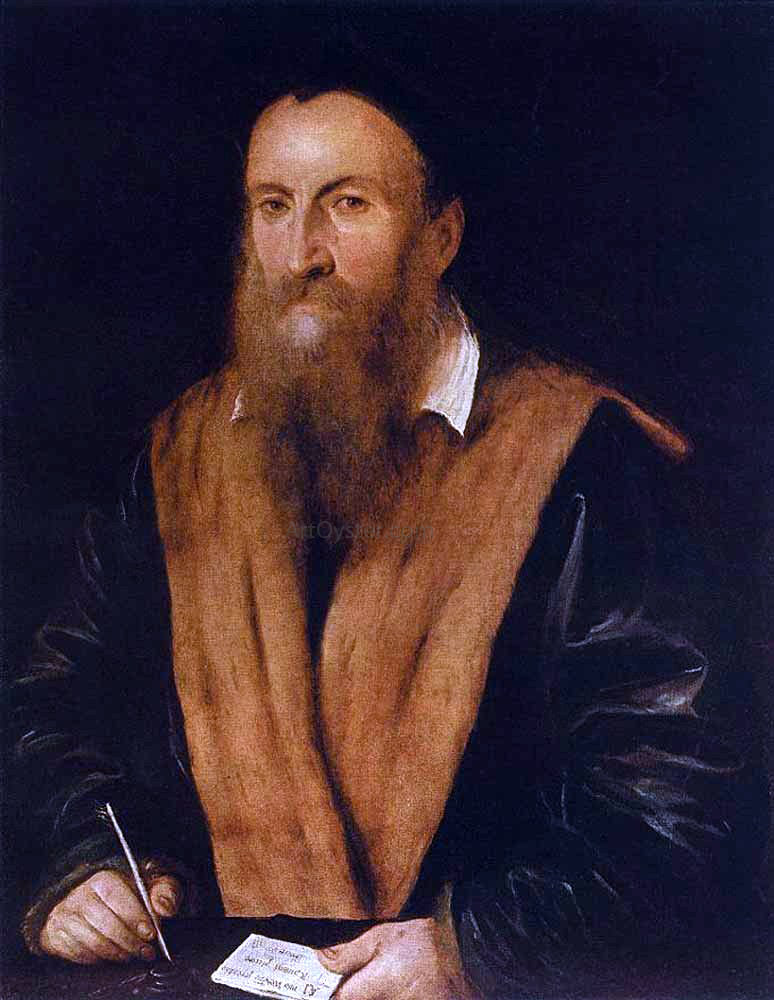  Girolamo Romanino Self-Portrait - Hand Painted Oil Painting