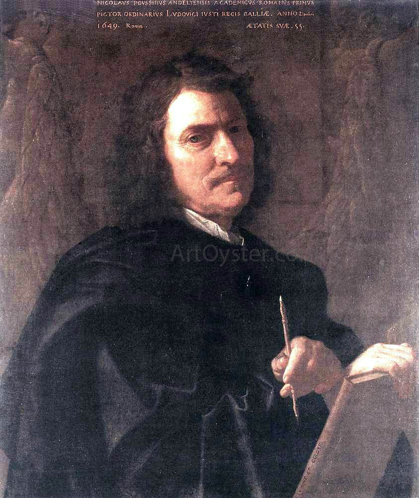  Nicolas Poussin Self-Portrait - Hand Painted Oil Painting