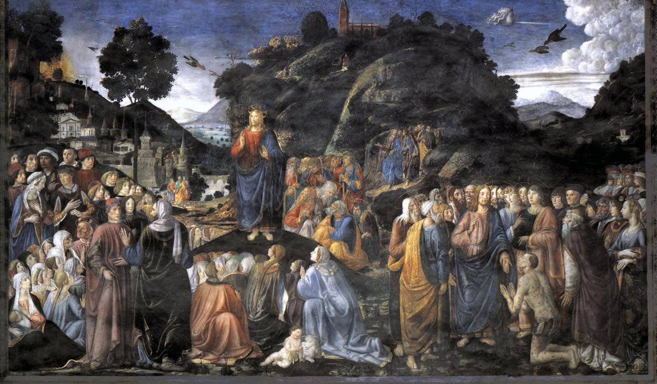  Cosimo Rosselli Sermon on the Mount - Hand Painted Oil Painting