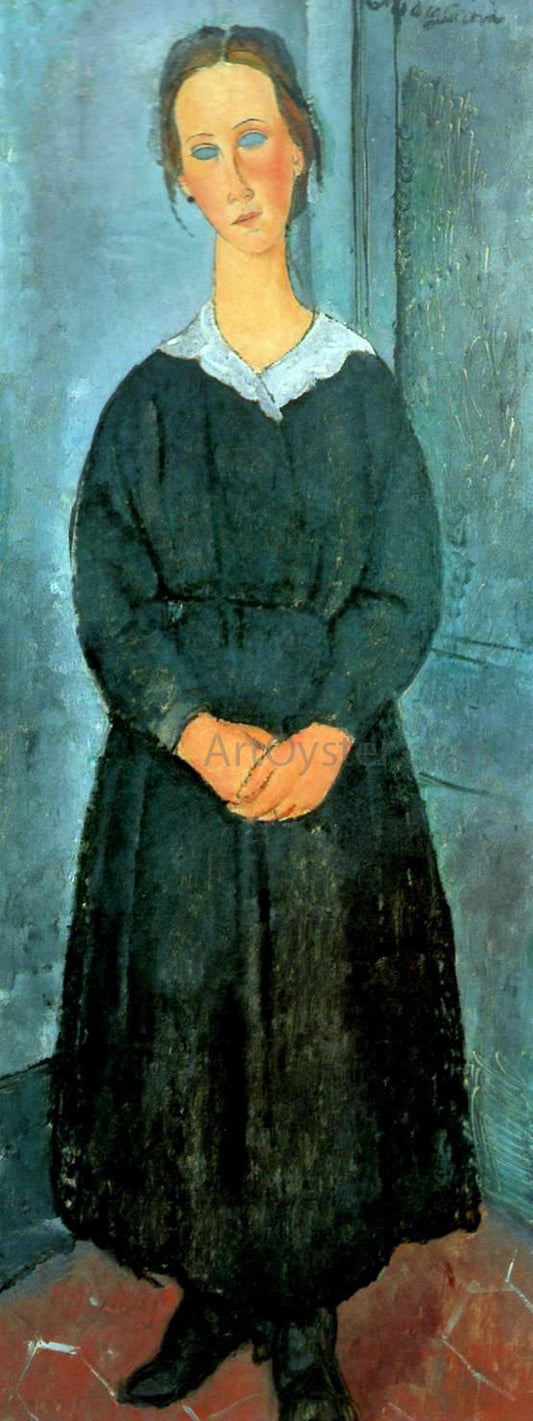  Amedeo Modigliani Servant Girl - Hand Painted Oil Painting