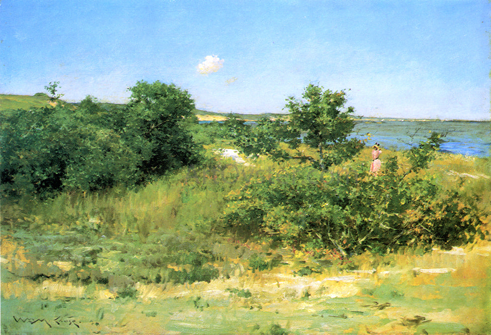  William Merritt Chase Shinnecock Hills, Peconic Bay - Hand Painted Oil Painting