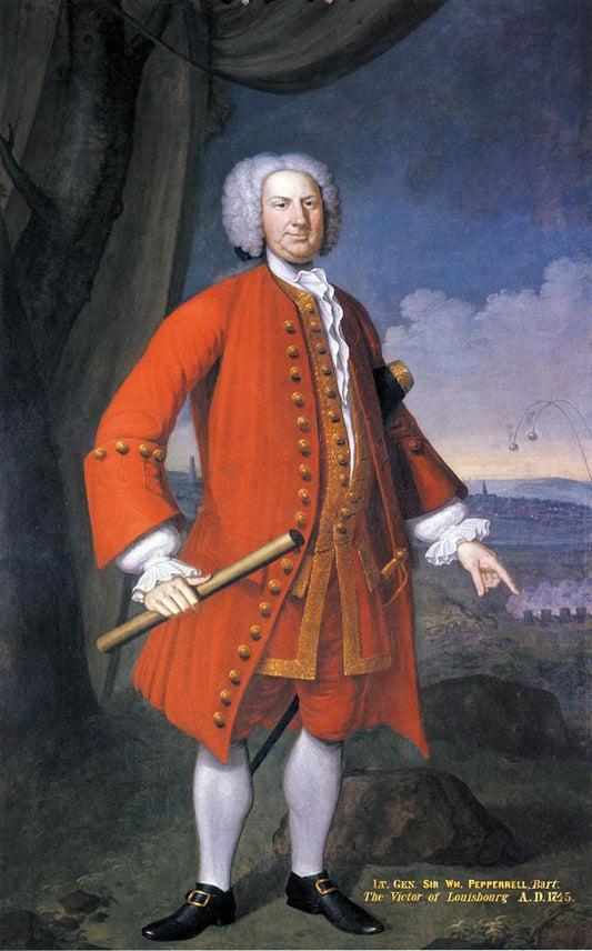  John Smibert Sir William Pepperrell - Hand Painted Oil Painting