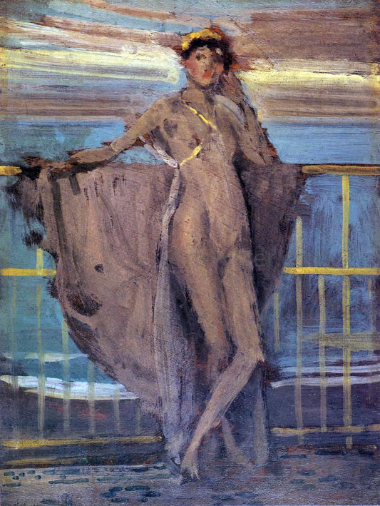  James McNeill Whistler Sketch for "Annabel Lee" - Hand Painted Oil Painting
