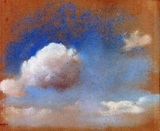  Edgar Degas Sky Study - Hand Painted Oil Painting