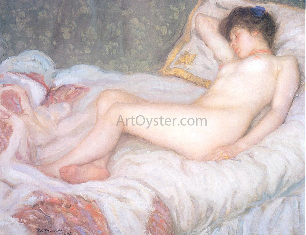  Frederick Carl Frieseke Sleep - Hand Painted Oil Painting