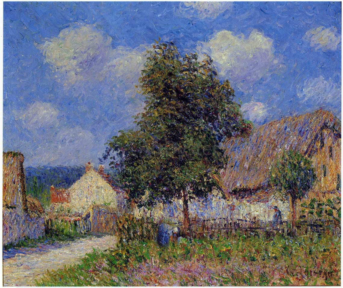  Gustave Loiseau Small Farm at Vaudreuil - Hand Painted Oil Painting