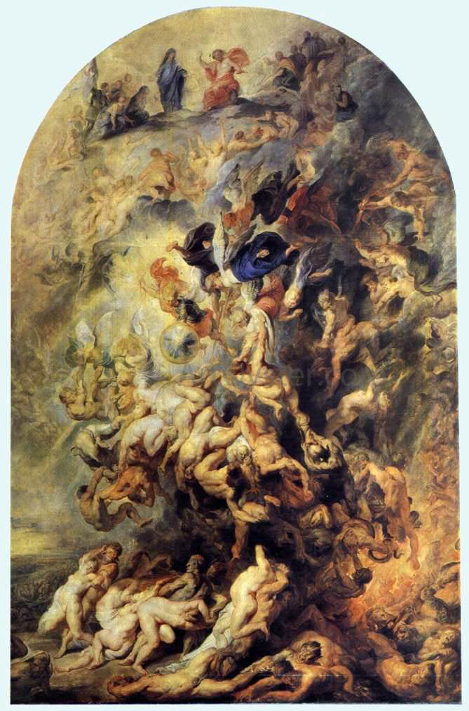  Peter Paul Rubens Small Last Judgement - Hand Painted Oil Painting