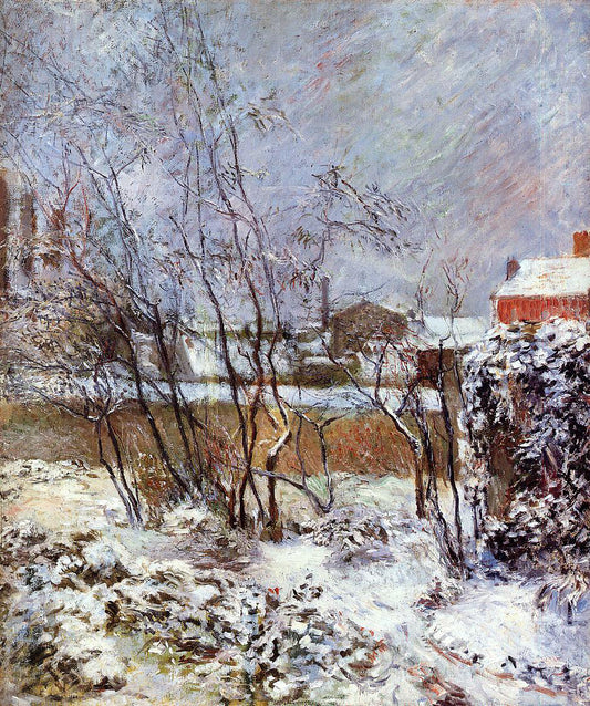  Paul Gauguin Snow, Rue Carcel - Hand Painted Oil Painting