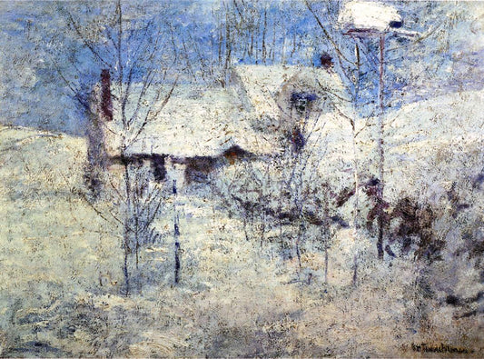  John Twachtman Snowbound - Hand Painted Oil Painting