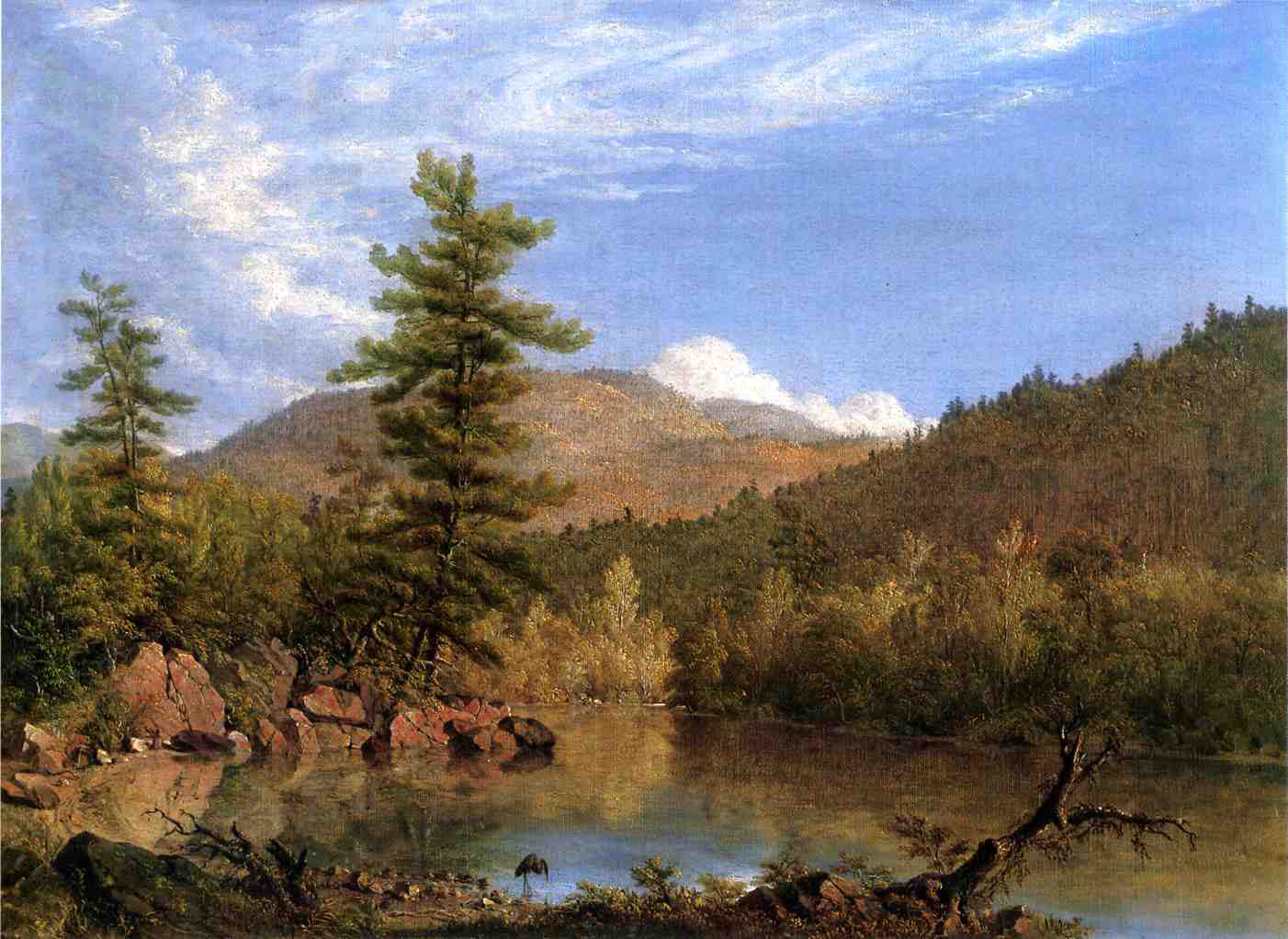  Sanford Robinson Gifford Solitude - Hand Painted Oil Painting