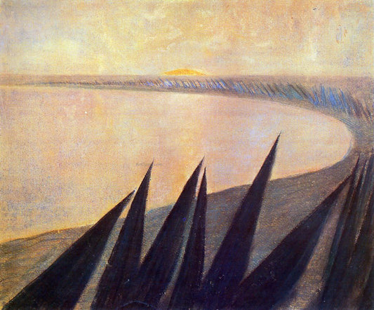  Mikalojus Ciurlionis Sorrow I - Hand Painted Oil Painting