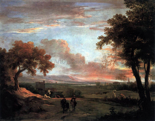  Marco Ricci Southern Landscape at Twilight - Hand Painted Oil Painting
