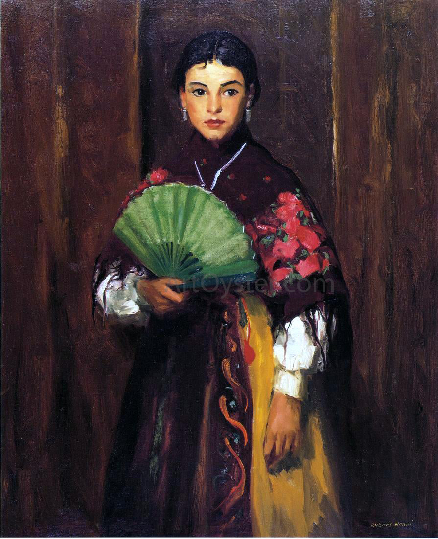  Robert Henri Spanish Girl of Segovia (also known as Peasant Girl of Segovia) - Hand Painted Oil Painting