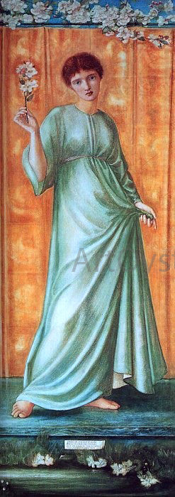  Sir Edward Burne-Jones Spring - Hand Painted Oil Painting