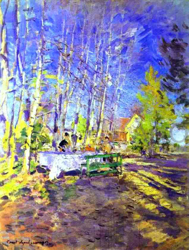  Constantin Alexeevich Korovin Spring - Hand Painted Oil Painting