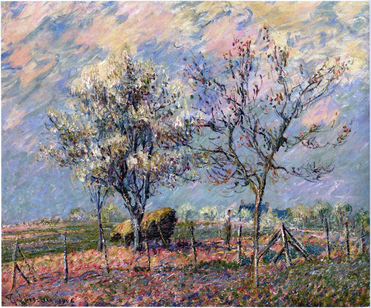  Gustave Loiseau Spring - Hand Painted Oil Painting
