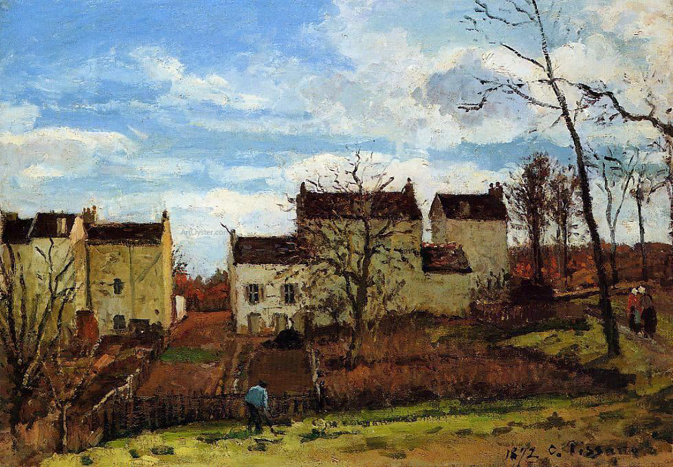  Camille Pissarro Spring at Pontoise - Hand Painted Oil Painting