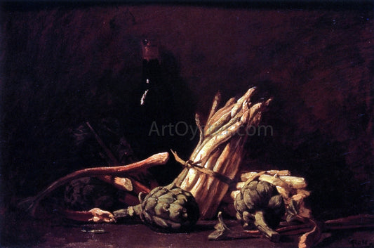  Guy Orlando Rose Spring Harvest (also known as Still LIfe with Asparagus) - Hand Painted Oil Painting