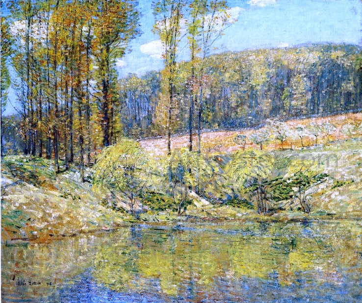 Frederick Childe Hassam Spring, Navesink Highlands - Hand Painted Oil Painting