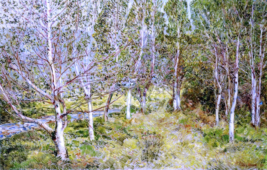  Frederick Childe Hassam Spring Woods - Hand Painted Oil Painting