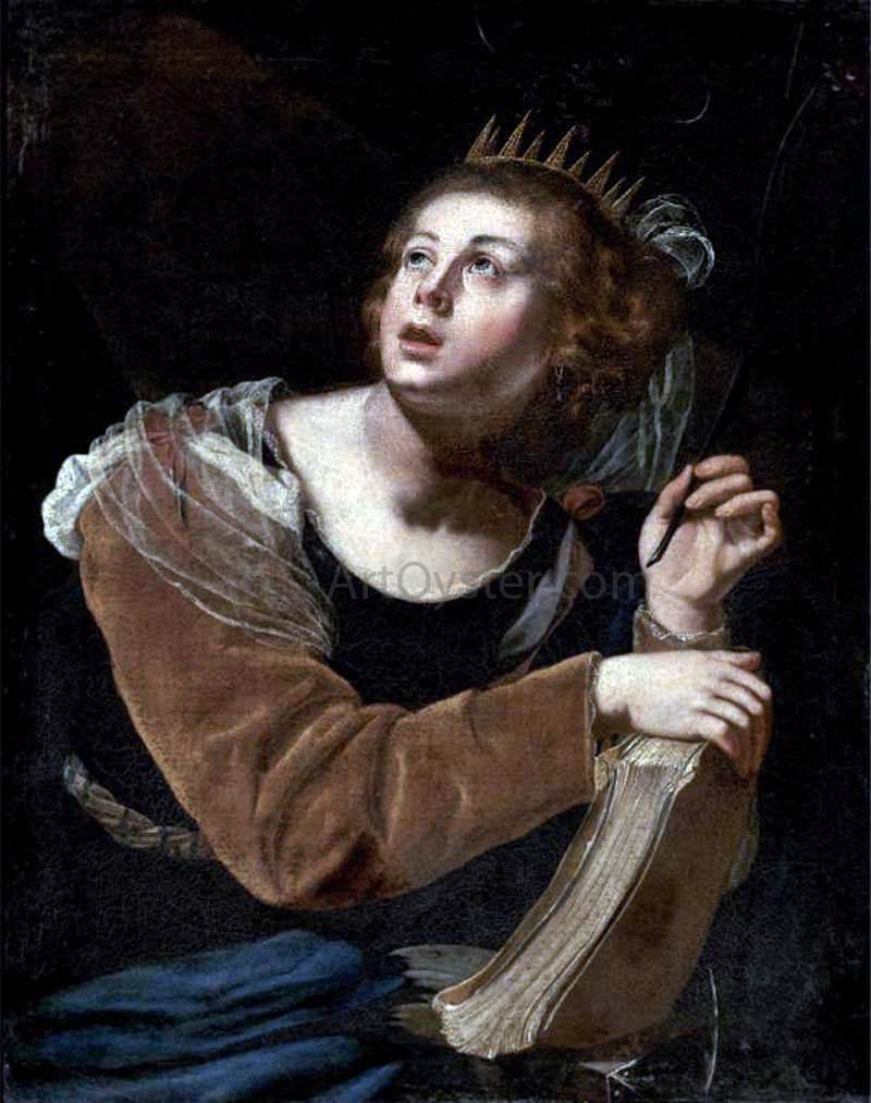  Artemisia Gentileschi St Catherine of Alexandria - Hand Painted Oil Painting