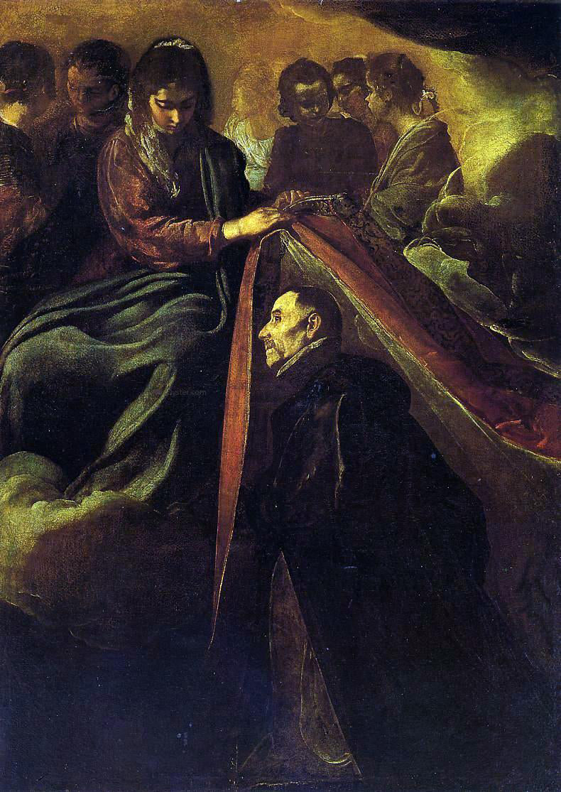  Diego Velazquez St. Ildefonso Receiving the Chasuble from the Virgin - Hand Painted Oil Painting
