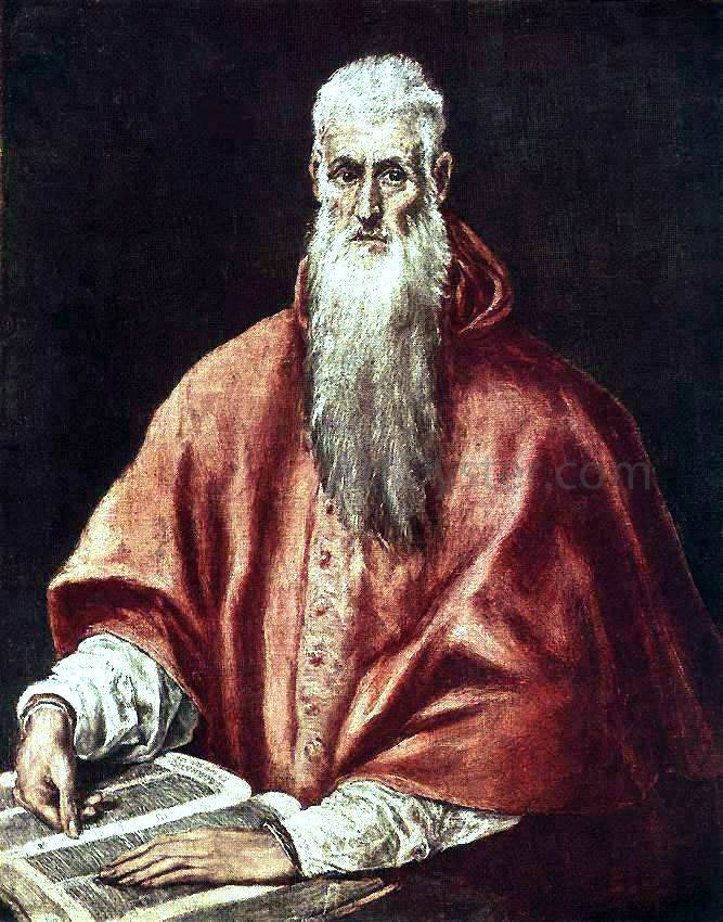  El Greco St Jerome as Cardinal - Hand Painted Oil Painting